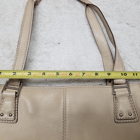 Fossil Cream leather shoulder bag - Picture 3 of 16